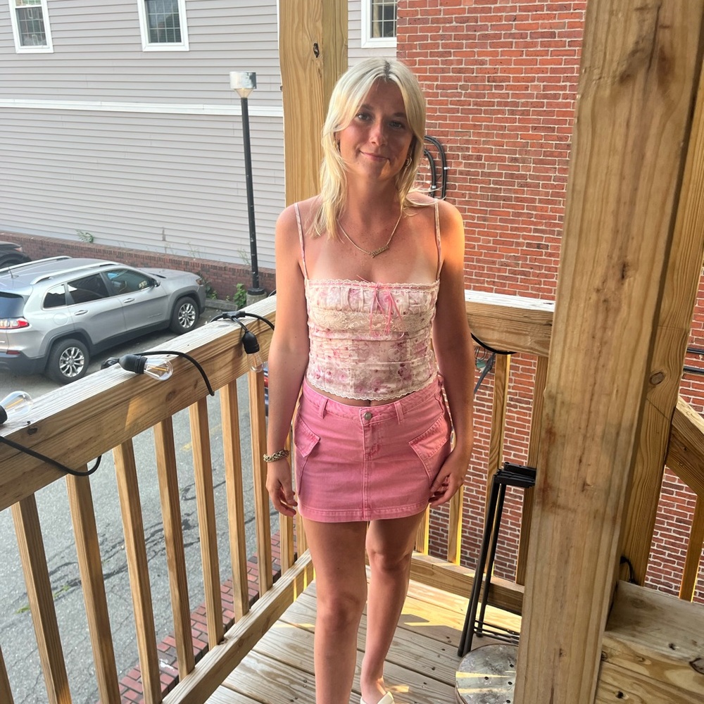 Mini cargo skirt